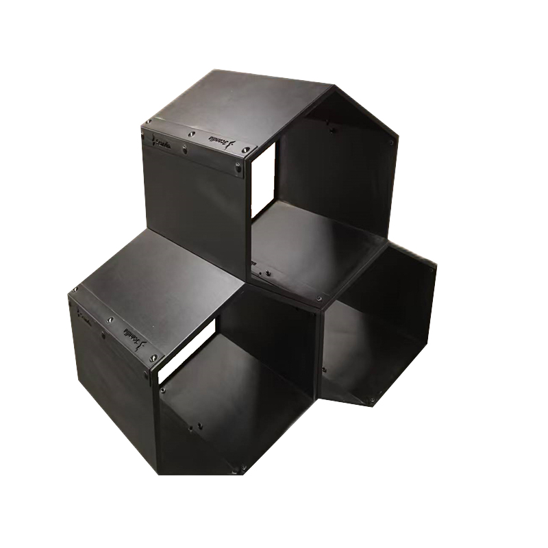 How do beehive firewood shelves enhance the atmosphere of outdoor activities?